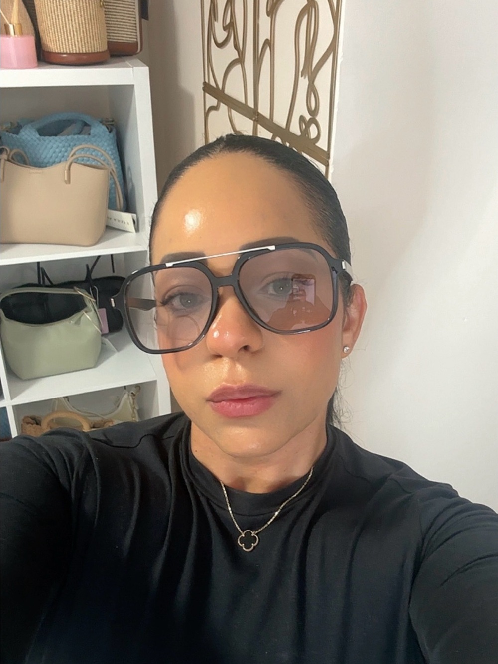 Amazon Black Sunglasses with Gray Tinted Lenses